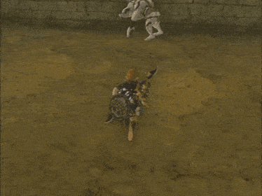 a video game shows a flurry rush button