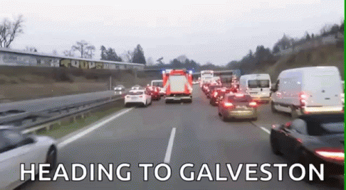 Ambulance Heading To Galvestone GIF - Ambulance Heading To Galvestone Tunnel GIFs