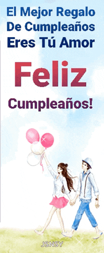 a poster that says feliz cumpleanos on it
