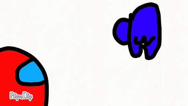 a drawing of a red among us character with a green liquid coming out of his mouth .