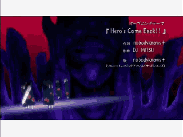 a purple background with the words hero 's come back
