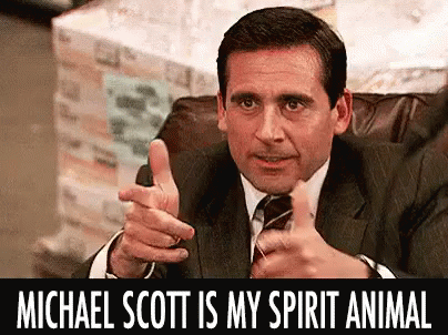 Michael Scott Is My Spirit Animal GIF - The Office GIFs