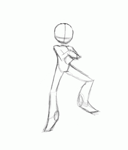 a pencil drawing of a person standing with their arms crossed