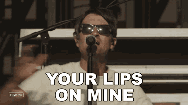 Your Lips On Mine Ryan Hurd GIF - Your Lips On Mine Ryan Hurd Stagecoach GIFs