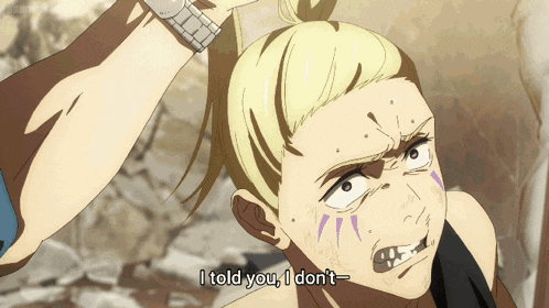 a cartoon character says i told you i do n't