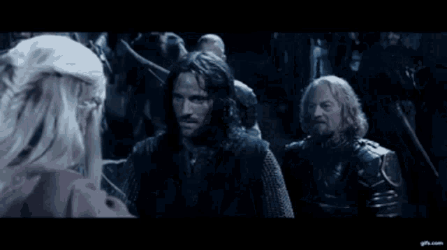 Aragorn Akward GIF - Aragorn Akward Hug GIFs