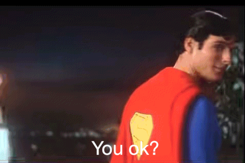 Superman You Ok GIF - Superman You Ok Christopher Reeves GIFs