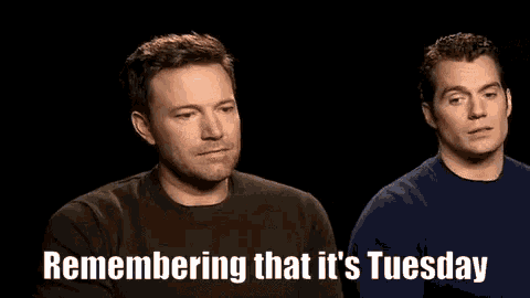 Ben Affleck Remembering That Its Tuesday GIF - Ben Affleck Remembering That Its Tuesday GIFs