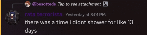 a screenshot of a conversation with rata terrorista