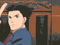 Ace Attorney Anime GIF - Ace Attorney Anime Clench Fist GIFs