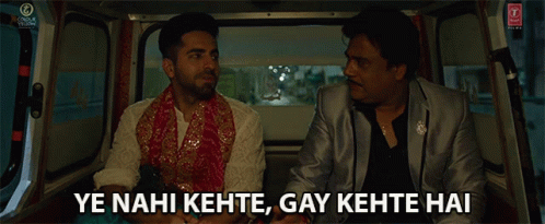 Ye Hani Kehte Gay Kehte Hai Ayushmann Khurrana GIF - Ye Hani Kehte Gay Kehte Hai Ayushmann Khurrana Shubh Mangal Zyada Saavdhan GIFs