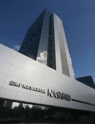 a large building with a sign that says empresa nassau on it .