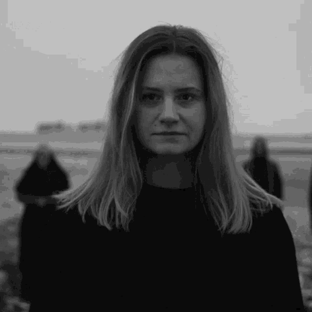 a black and white photo of a woman with the words la guarimba film festival above her