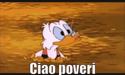 Zio Paperone GIF - Scrooge Mc Duck Dive Rich GIFs