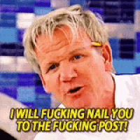a man is saying i will fucking nail you to the fucking post
