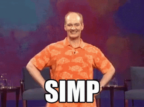 Simp Pointing GIF - Simp Pointing Colin Mochrie GIFs