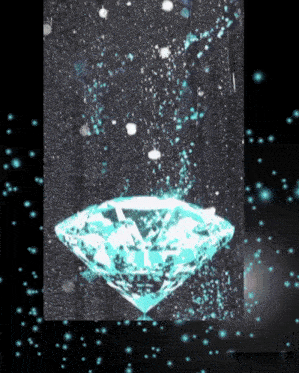 a picture of a diamond surrounded by sparkles