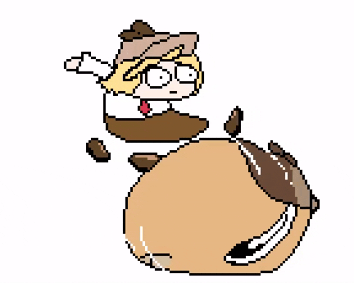 a pixel art drawing of a girl riding a horse with a big belly .