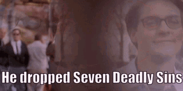 Seven Deadly Sins Tobey Maguire GIF - Seven Deadly Sins Tobey Maguire Spider Man GIFs