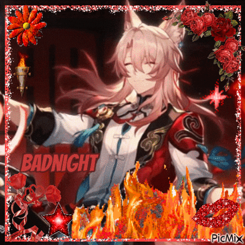 a picture of a girl with the words badnight on the bottom