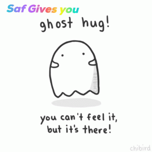 Saf Ghost GIF - Saf Ghost Hug GIFs