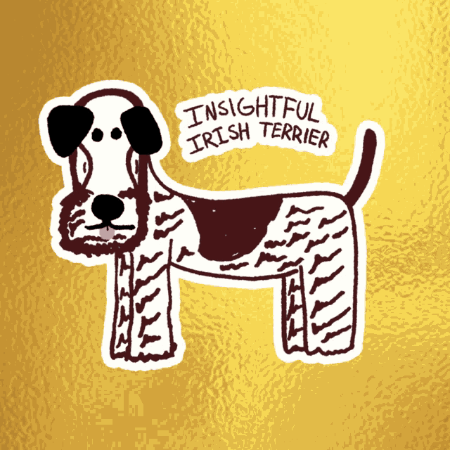 Insightful Irish Terrier Veefriends GIF - Insightful Irish Terrier Veefriends Understanding GIFs