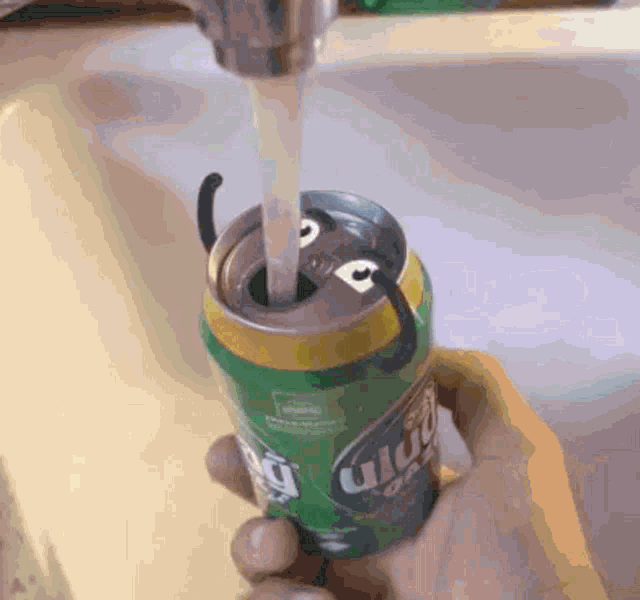 Never Drinking Again Water GIF - Never Drinking Again Water Can GIFs