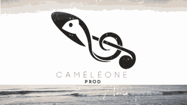a logo for cameleone prod shows a chameleon with a treble clef