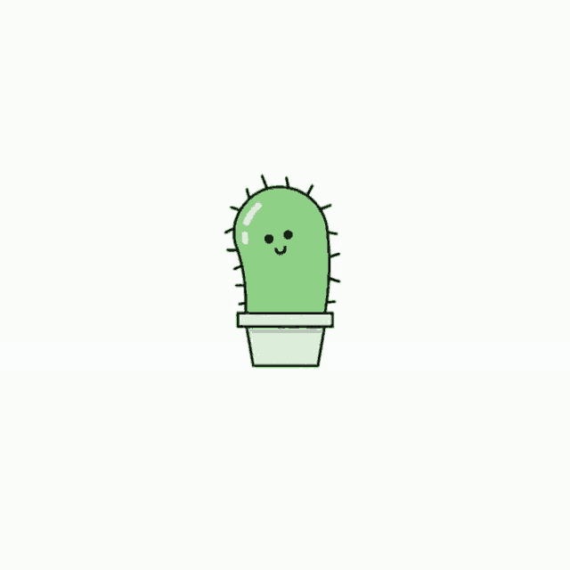 Cute Cactus Cactus GIF - Cute Cactus Cactus Wiggle GIFs