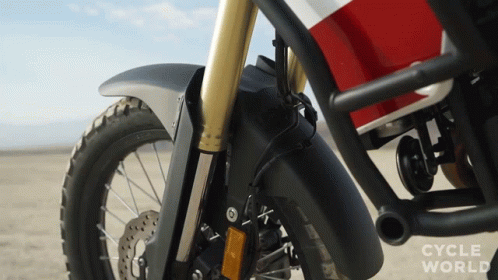 This Is The Yamaha Tenere700 Cycle World GIF - This Is The Yamaha Tenere700 Cycle World Look At This Motorcycle Wheel GIFs