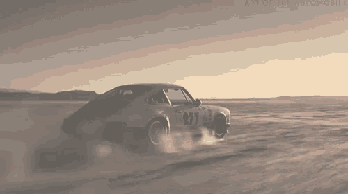 a car with the number 917 on the side of it
