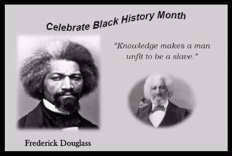 Frederick Douglass Black History Month GIF