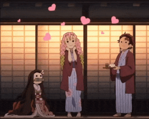 Mitsuri Kanroji Anime Love GIF - Mitsuri Kanroji Anime Love Mitsuri Kanroji Love GIFs