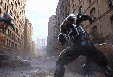 Venom Peter GIF - Venom Peter Fight GIFs