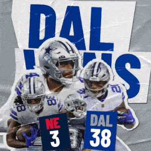 Dallas Cowboys (38) Vs. New England Patriots (3) Post Game GIF - Nfl National Football League Football League GIFs