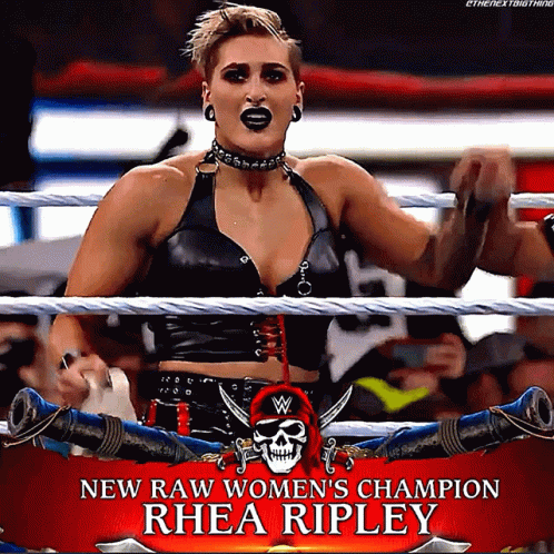 Rhea Ripley Raw Womens Champion GIF - Rhea Ripley Raw Womens Champion Wwe GIFs