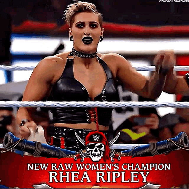 Rhea Ripley Raw Womens Champion GIF