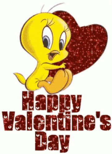 Happy Valentines Day Tweety Bird GIF - Happy Valentines Day Tweety Bird Heart GIFs
