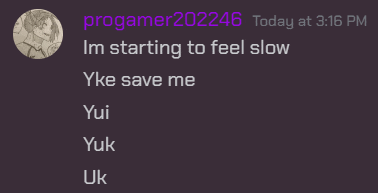 a screenshot of a message from progamer202246