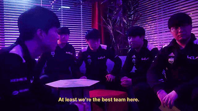 a blurry picture with the words think again damwon written on it