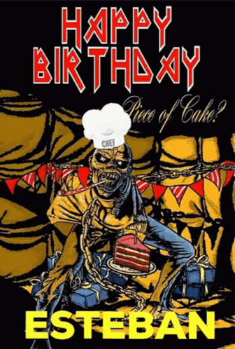 Esteban Cumple Happy Birthday GIF - Esteban Cumple Happy Birthday Piece Of Cake GIFs