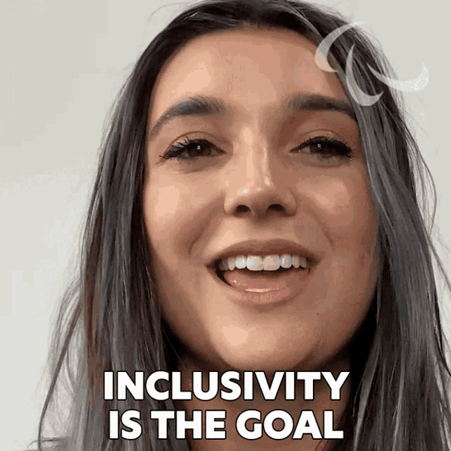 Inclusivity Is The Goal Brenna Huckaby GIF - Inclusivity Is The Goal Brenna Huckaby Wethe15 GIFs