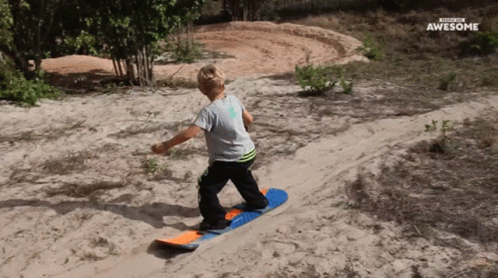 Sandboarding Kid GIF - Sandboarding Kid Sliding GIFs