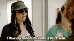 Broomstick Witch GIF - Broomstick Witch Black Eye GIFs