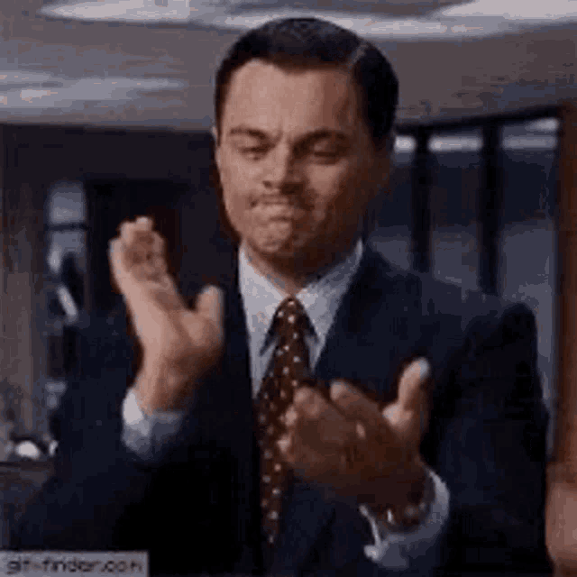 Leonard Dicaprio Clap GIF - Leonard Dicaprio Clap Applause GIFs