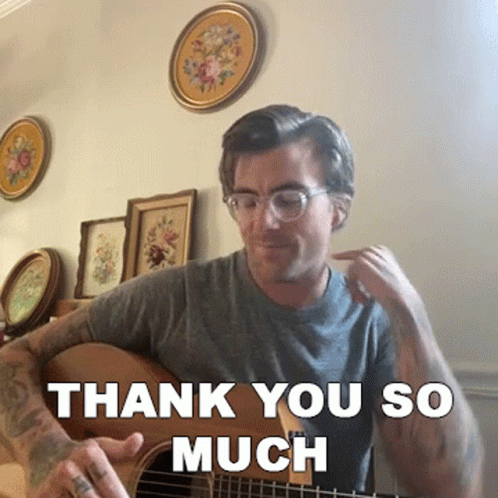 Thank You So Much Anthony Green GIF - Thank You So Much Anthony Green Cameo GIFs