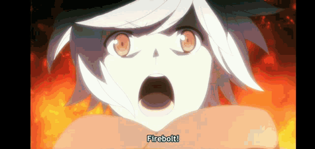 Danmachi Flames GIF - Danmachi Flames Anime GIFs