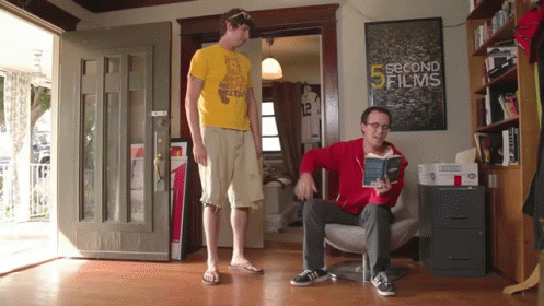 Don'T Leave Your Bro Hang'N! GIF - Highfive Hanging Rejection GIFs