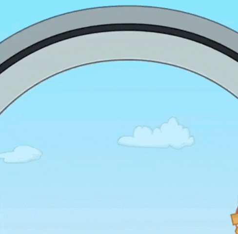 a bucket of french fries is hanging from a bridge .