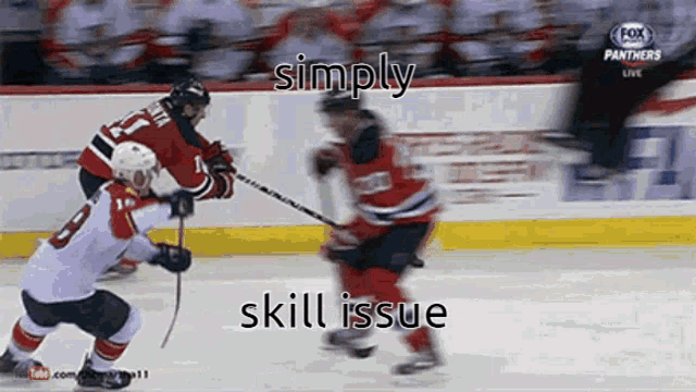 a hockey player with the number 8 on his jersey